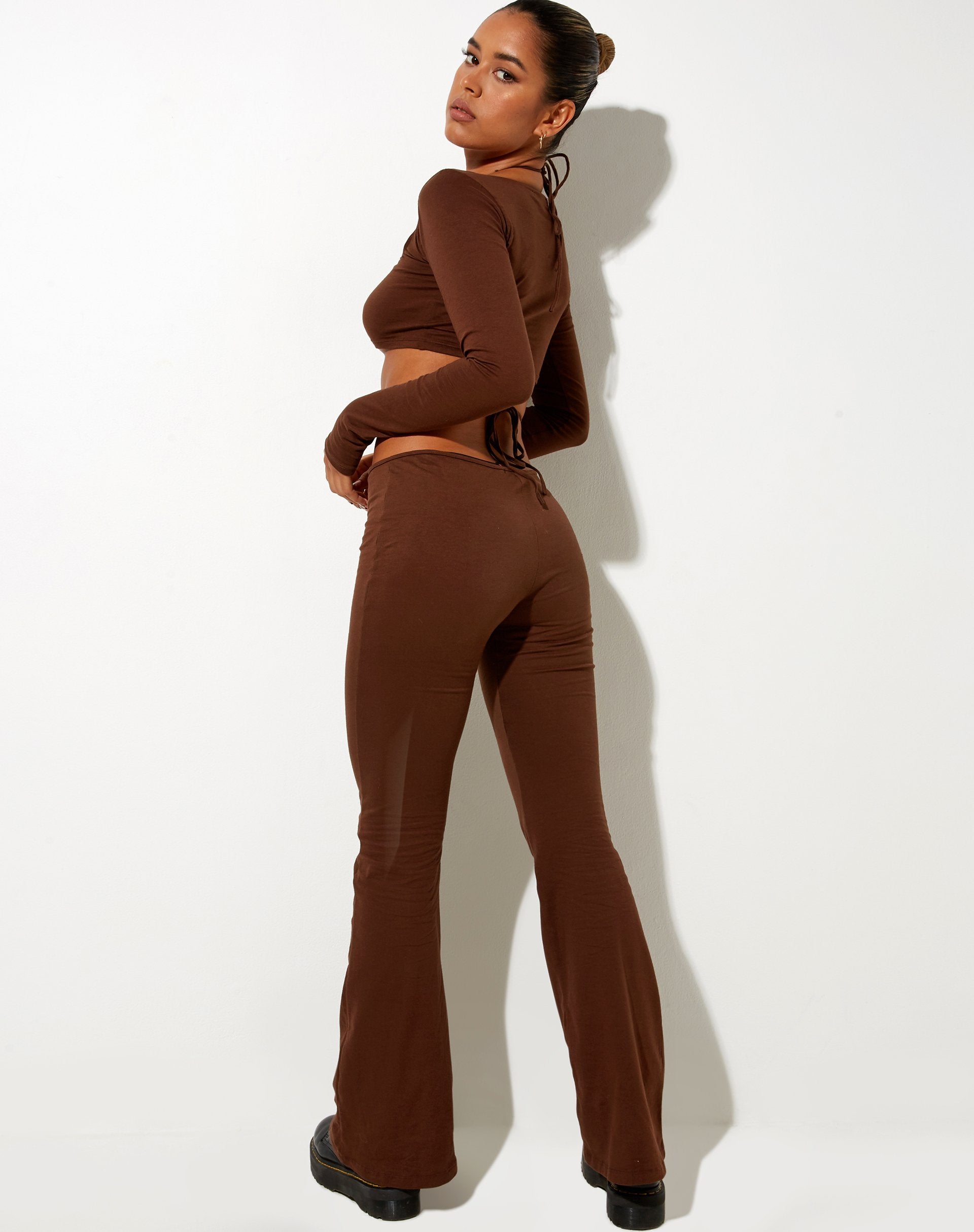 Image de Rana Crop Top en Lycra Cocoa