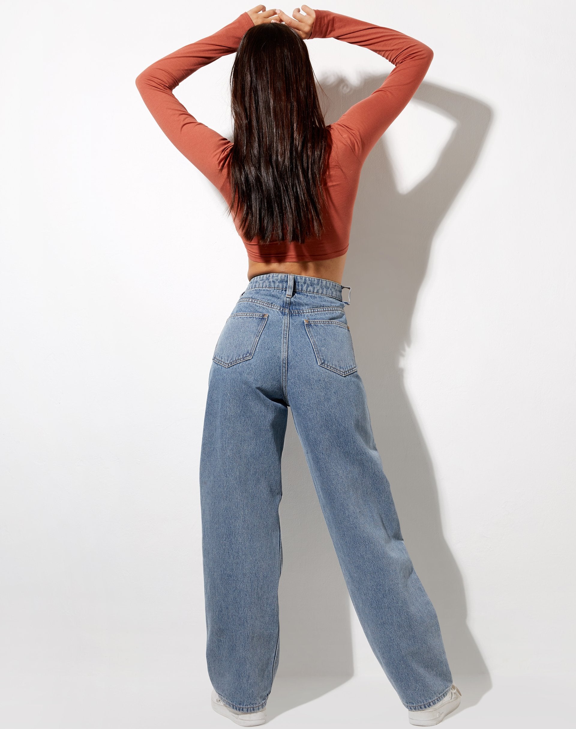 Image de Rana Crop Top in Cedar