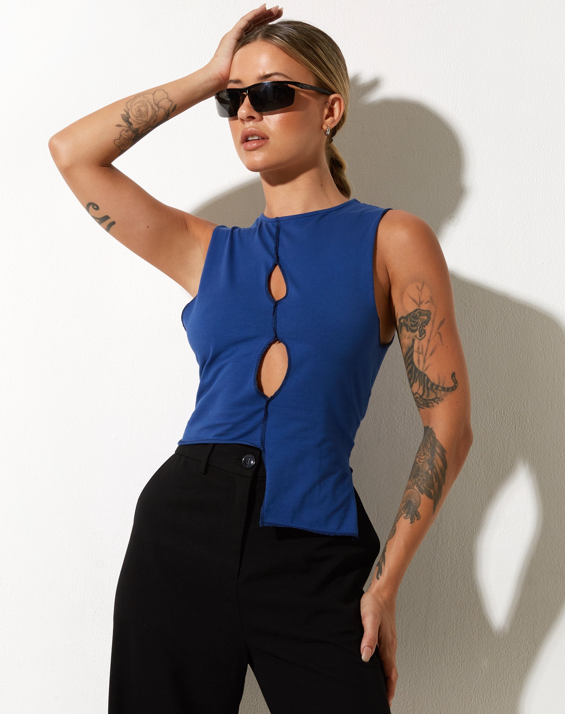 Image de Raujo Top en Lycra Dazzling Blue
