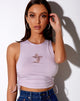 Image de Raze Crop Top in Violet Cupid Embro