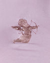 Cupidon violet brodé