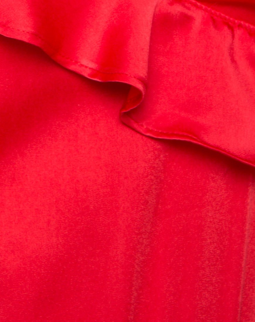 Image de Reilly Cold Shoulder Bodice en rouge