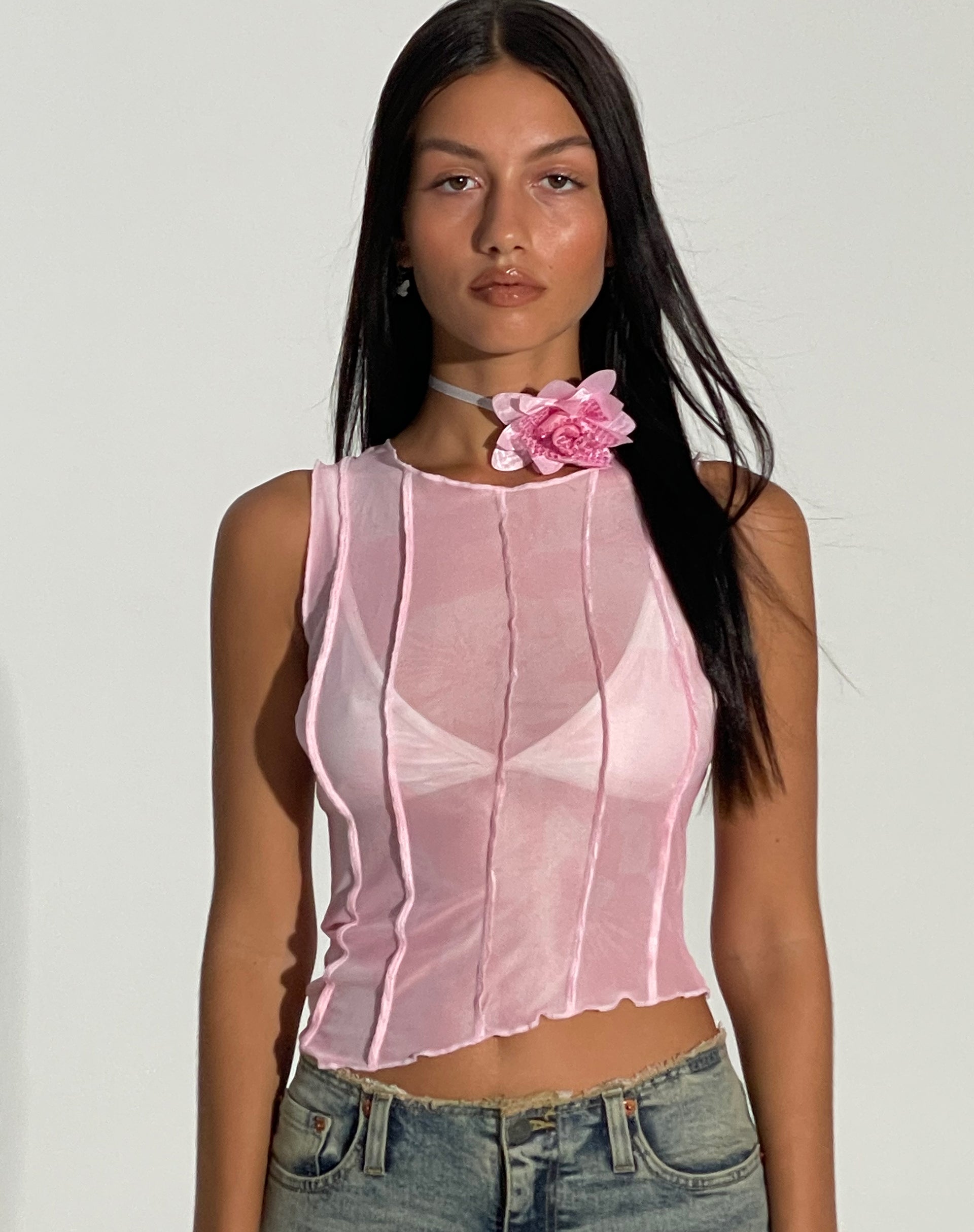 image de Rembita Top en Rose Orchidée Floue