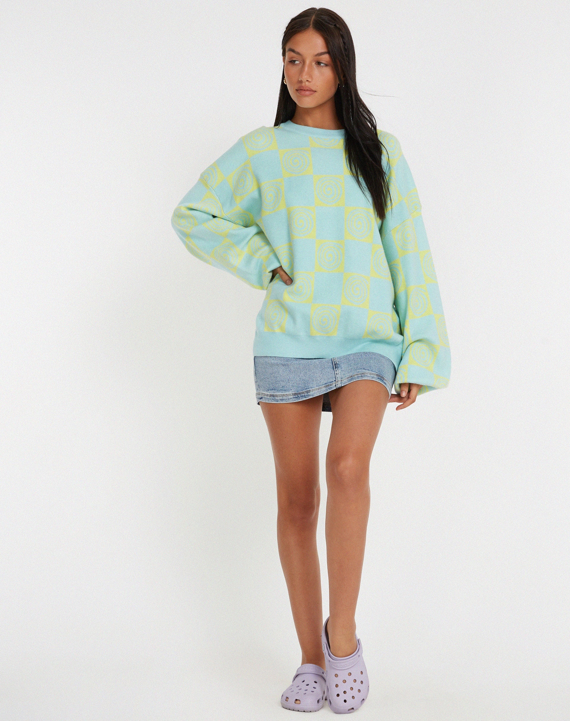 Image de l'Akari Jumper en Optiz Maze Blue