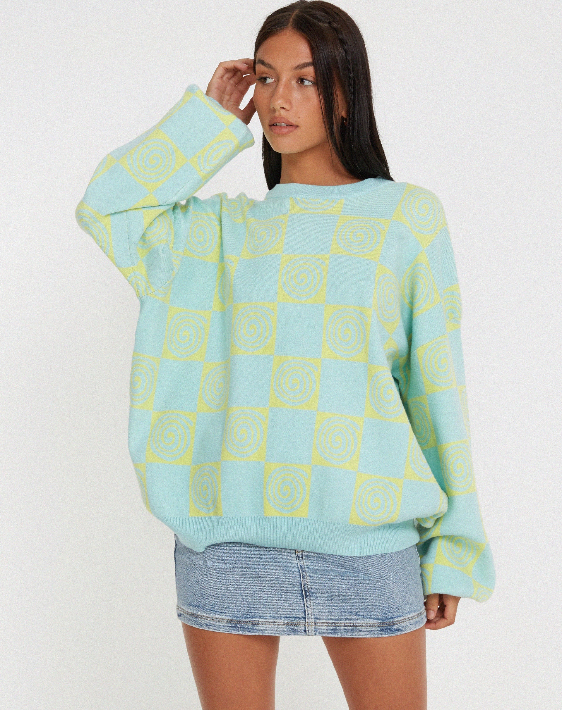Image de l'Akari Jumper en Optiz Maze Blue