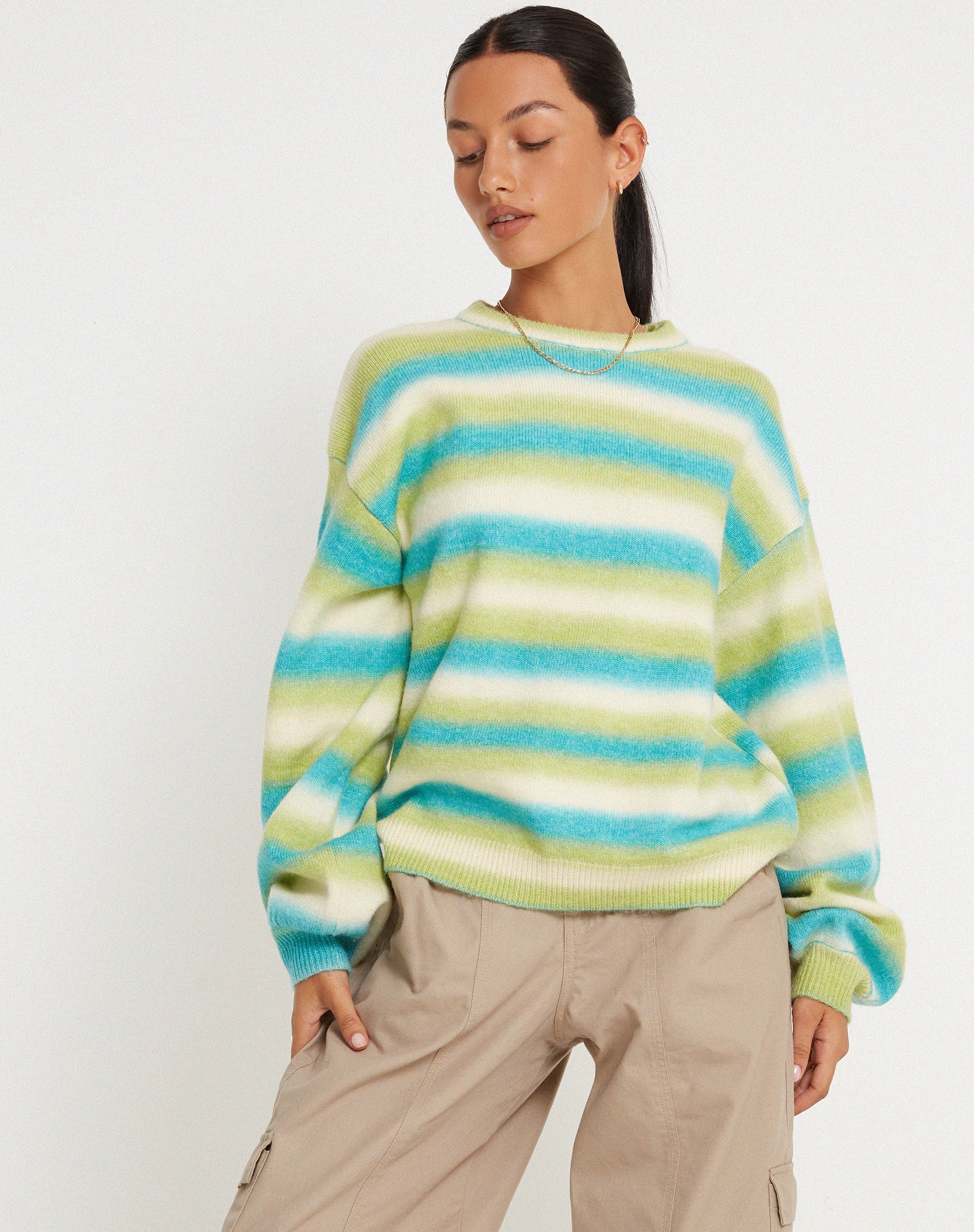Image de Ammaria Jumper in Blue Mix Stripe