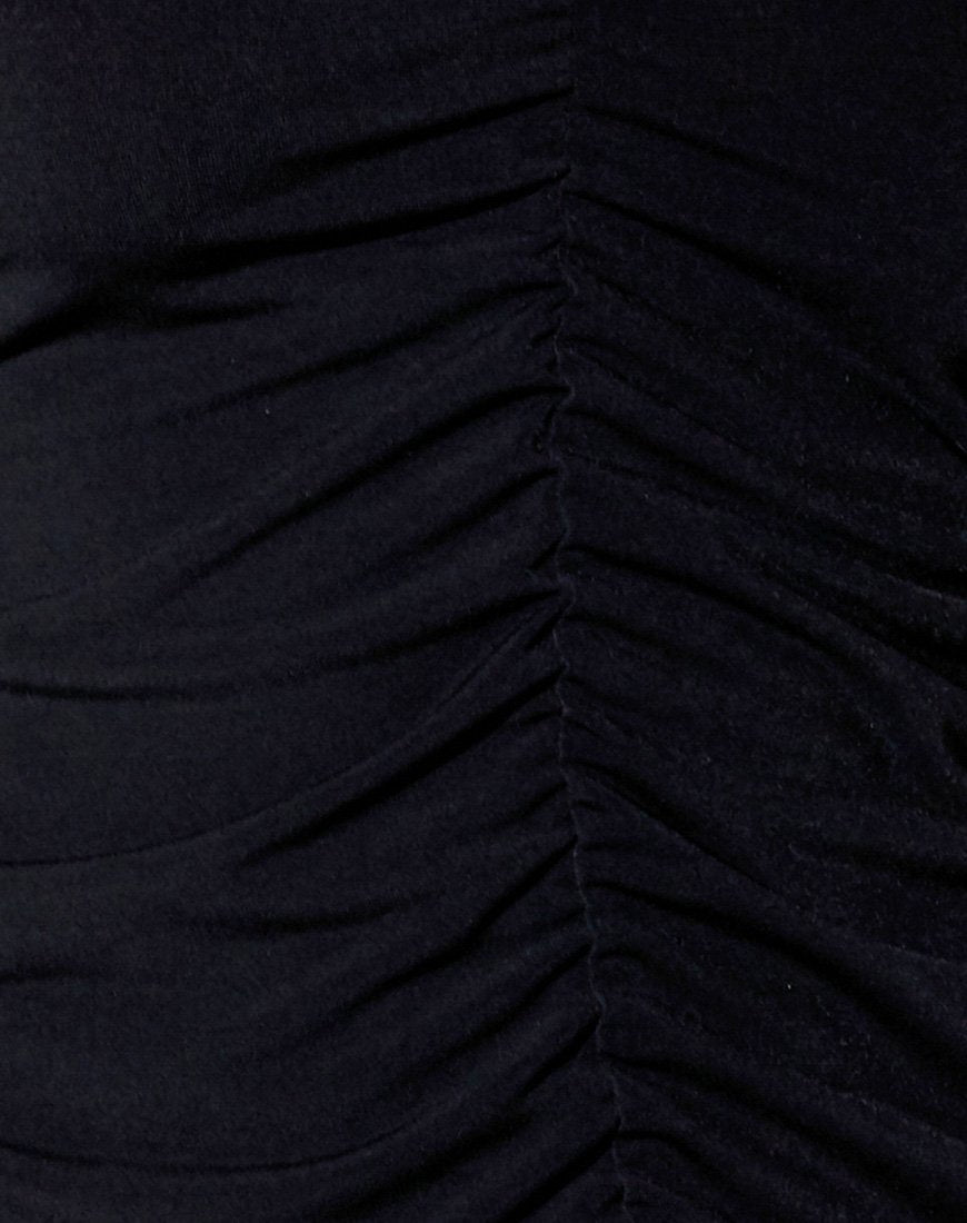 Image de Laras Bodycon Dress in Polycrepe Black