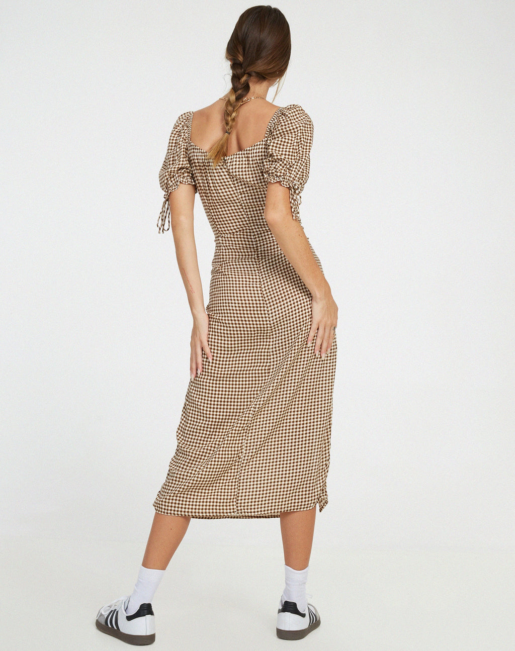 Robe midi cello en vichy mini