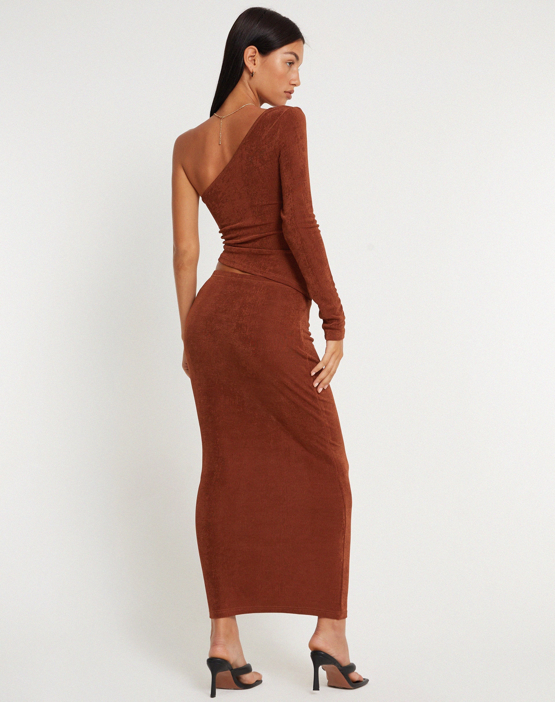 image de Tulus Maxi Skirt in Coffee Bean