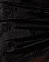 Flocage de roses noires avec dentelle