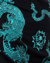 Fleur de dragon noir et menthe