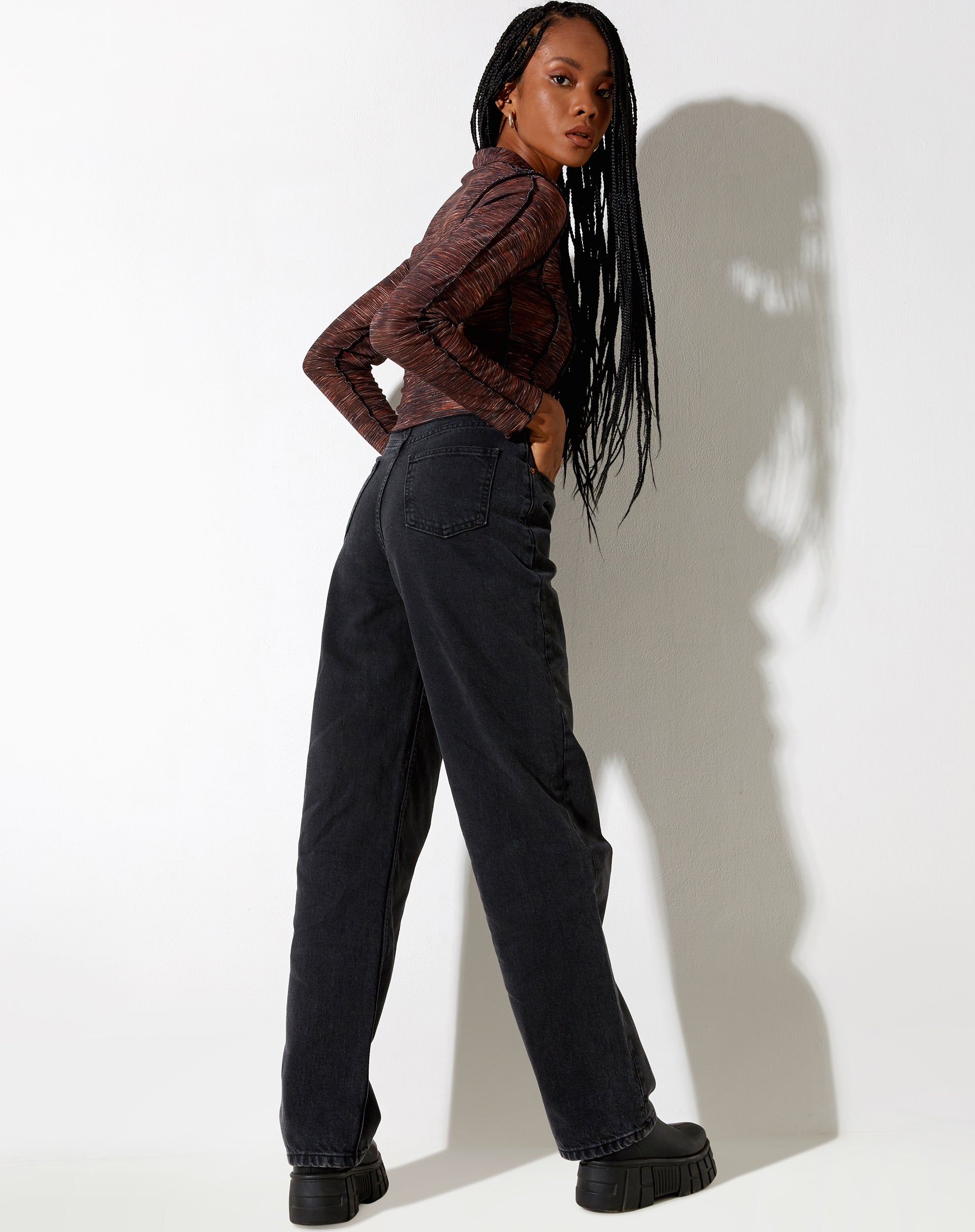 Image de la chemise Keera en Summer Rays Brown