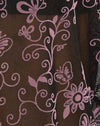 Flocage de vigne papillon noir et rose