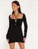 Image de Lovato Mini robe à manches longues en noir