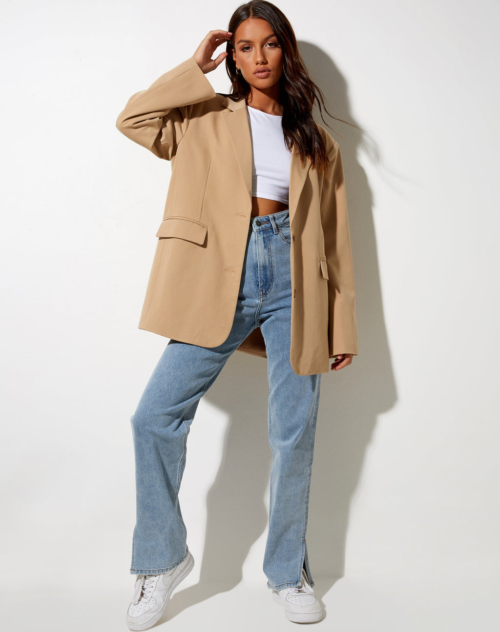 Blazer Maiwa en amande