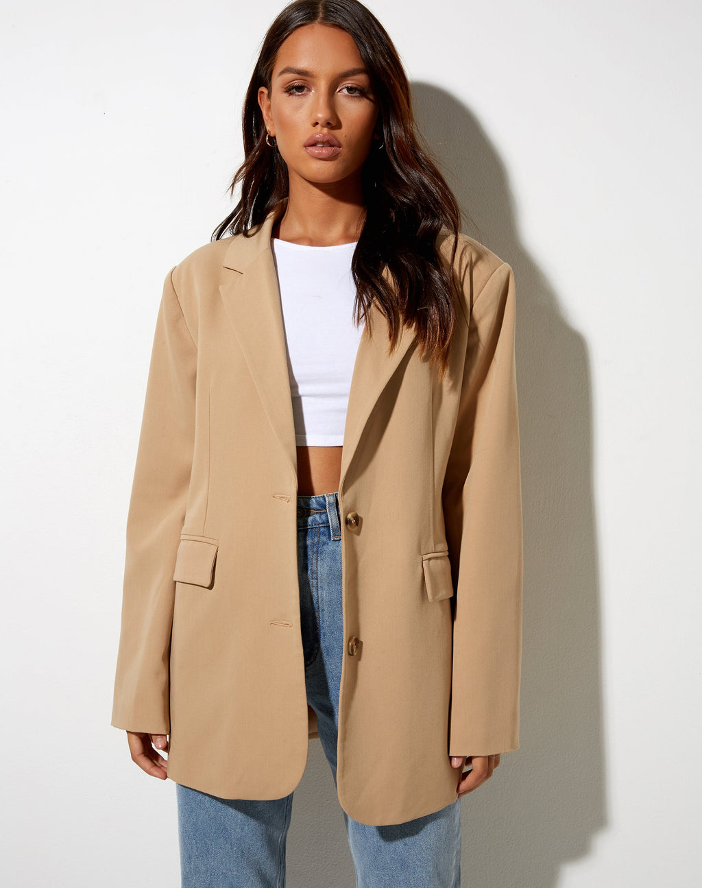 Blazer Maiwa en amande