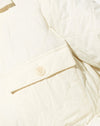 Blanc chaud matelassé