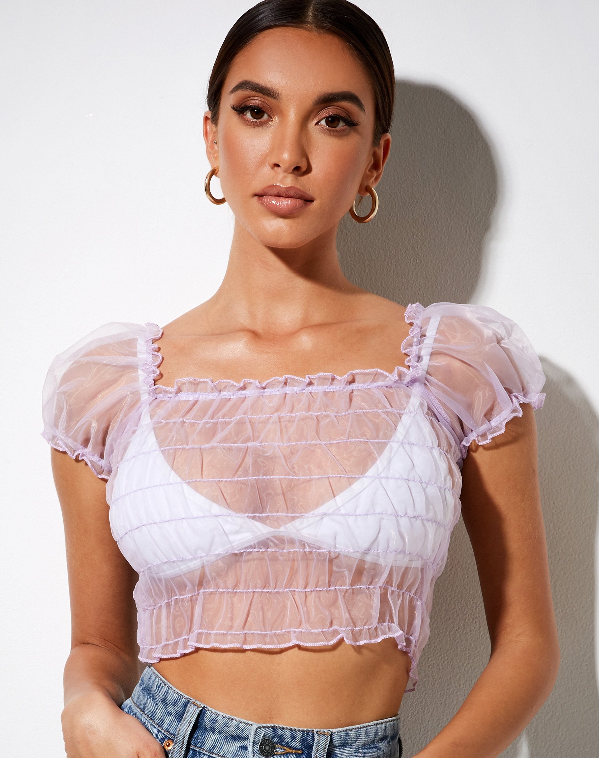 Image de Marilla Crop Top in Lilac