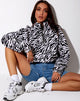 Image de Nance Top en Zebra des années 90