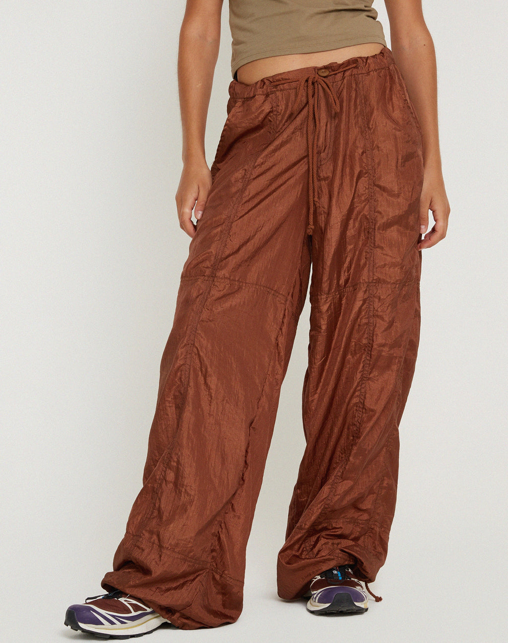 Pantalon Phil en Parachute Brown