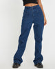Image de Retro Pocket Flare Jeans in 90's Indigo