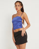 Image de Reta Crop Top in Satin Spectrum Blue