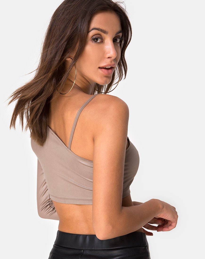 Top Rhi en Spandex cacao