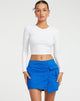 Image de Rhory Mini Jupe Cargo en Bleu Aqua