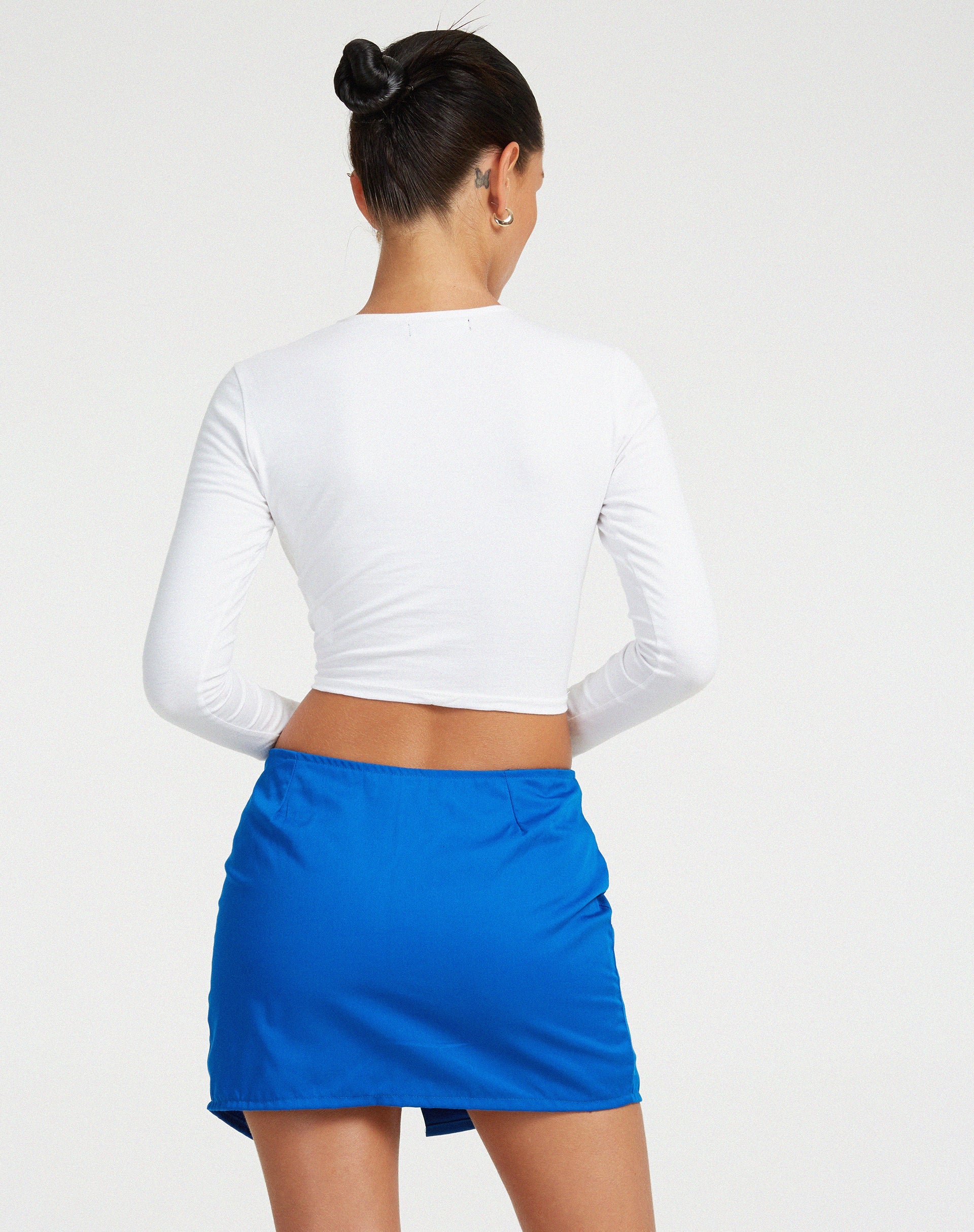 Image de Rhory Mini Jupe Cargo en Bleu Aqua