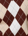 Tricot Argyle Tan