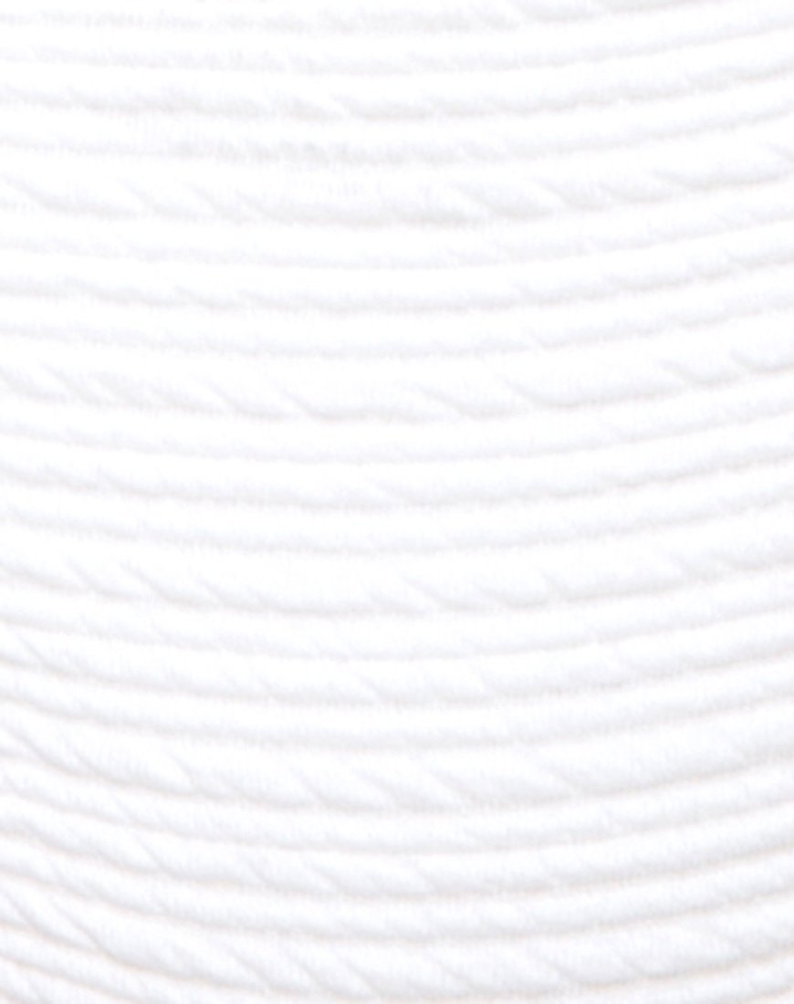 Image of Ribel Bottom Bikini Multi Rib Textured Ivory
