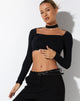 image de Ribus Crop Top in Black