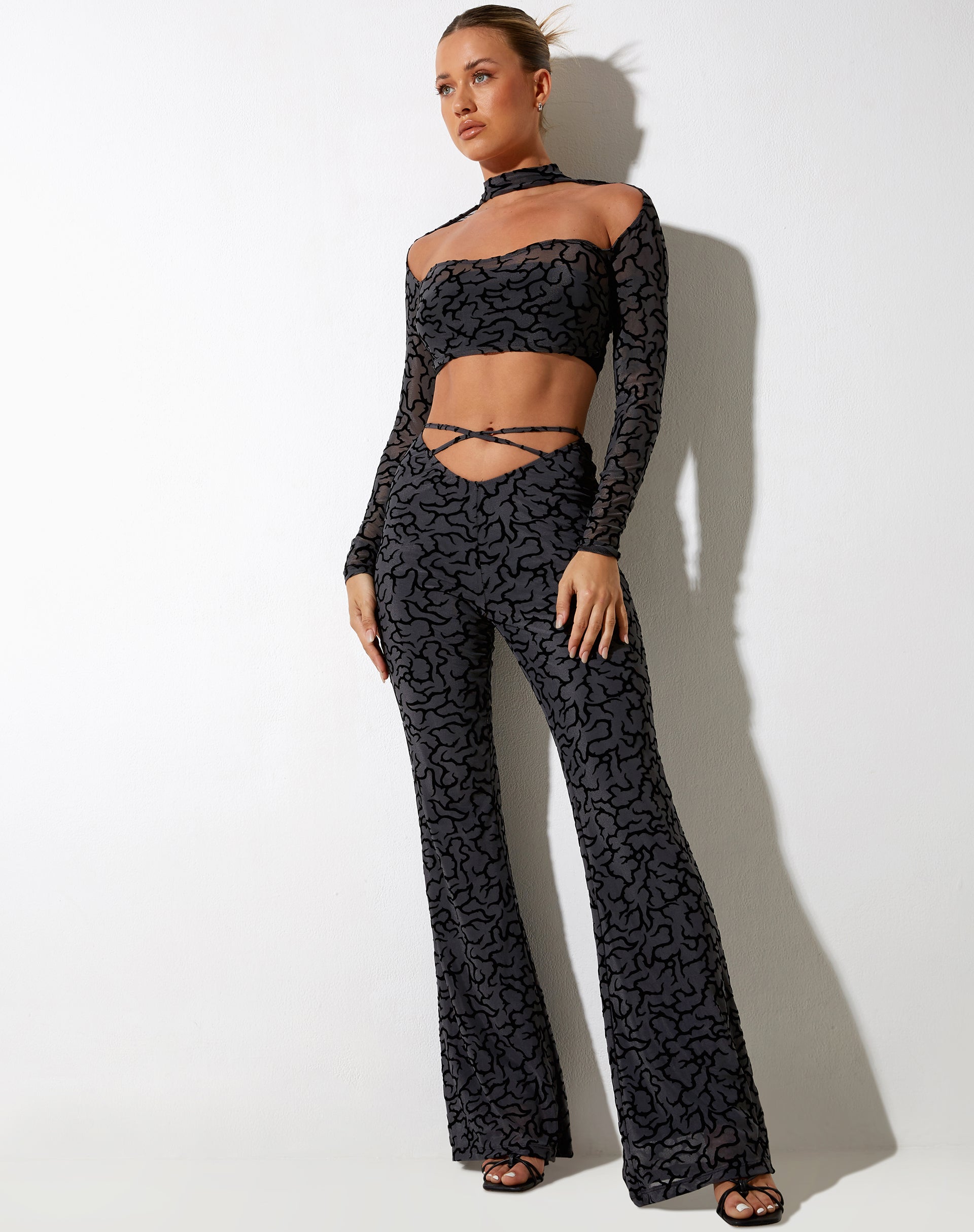 Image de Ribus Crop Top in Tribal Flock