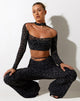 Image de Ribus Crop Top in Tribal Flock