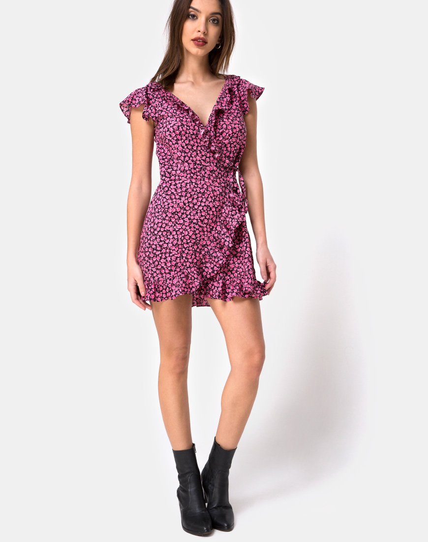 Image de la robe Rica en Rose Ditsy