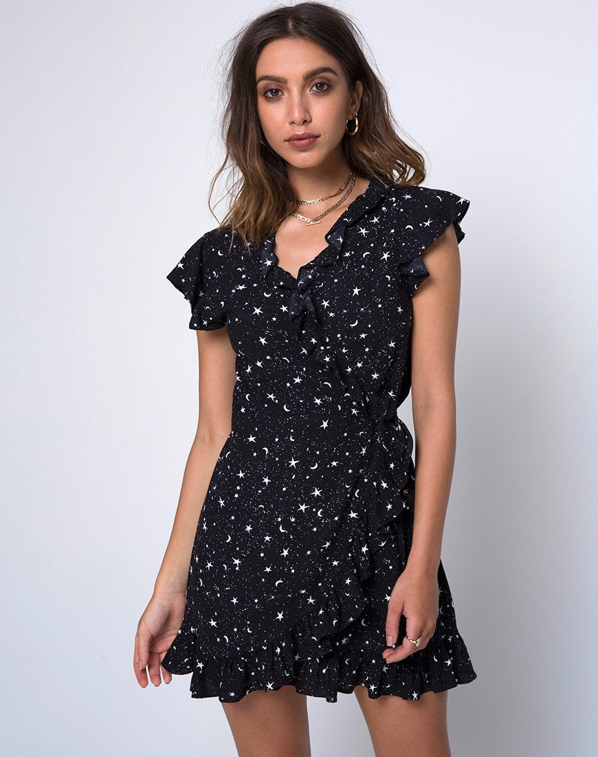 Robe patineuse Rica, Ditsy Cosmos