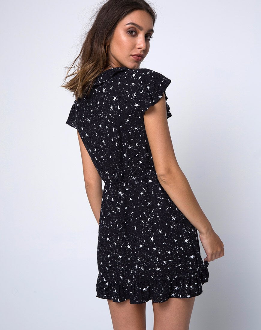 Robe patineuse Rica, Ditsy Cosmos