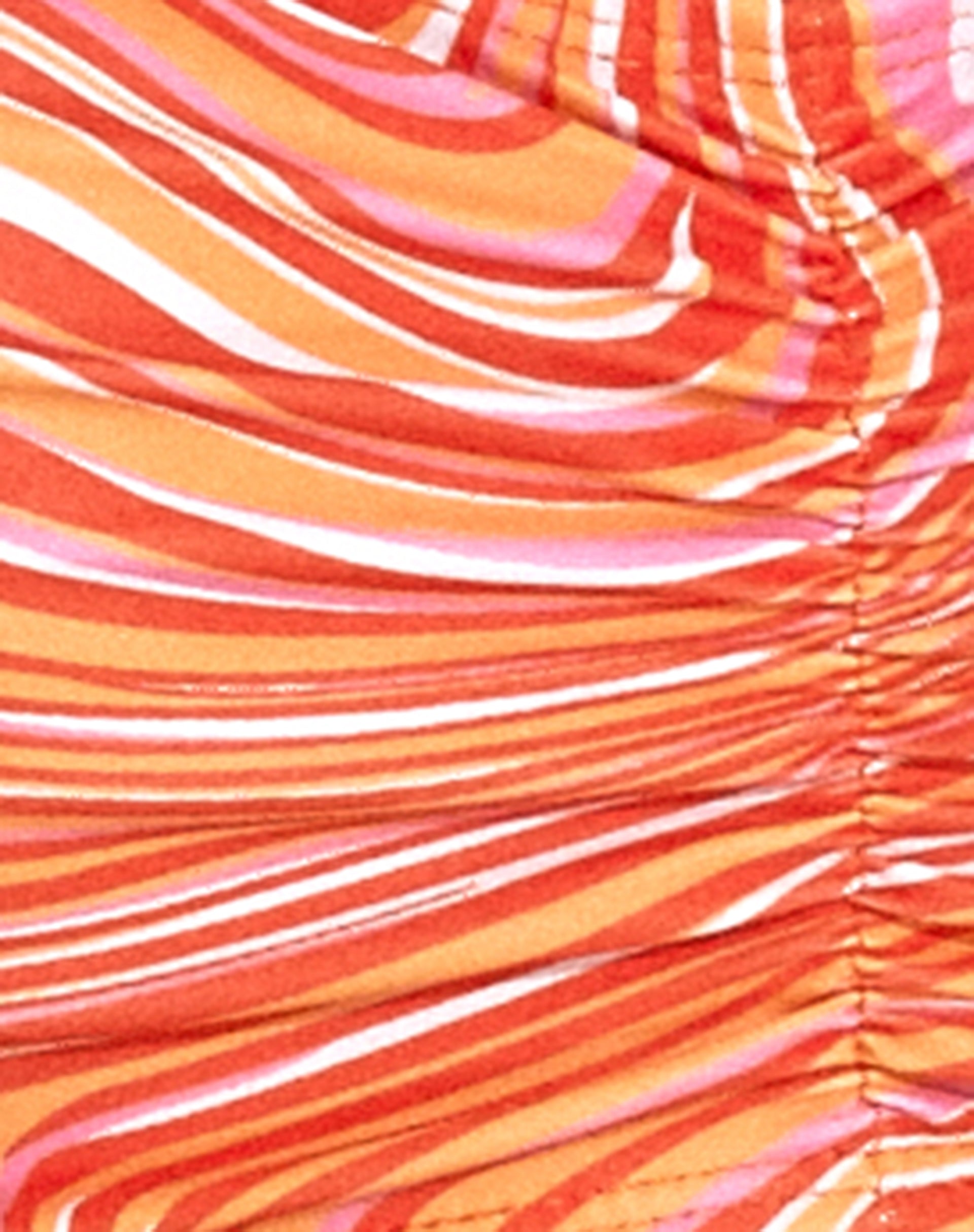 Image de Ricca Bikini Top in 70s Ripple Tangerine