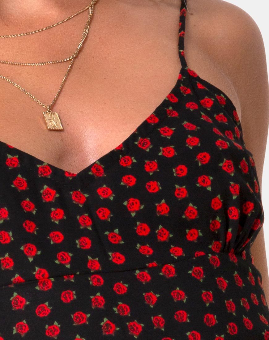 Image de la robe Rilia en Dotty Rose Red