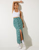 Image de Rima Midi Skirt in Floral Field Green