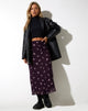 image de Rindu Maxi Skirt in Plum Daisy Embro