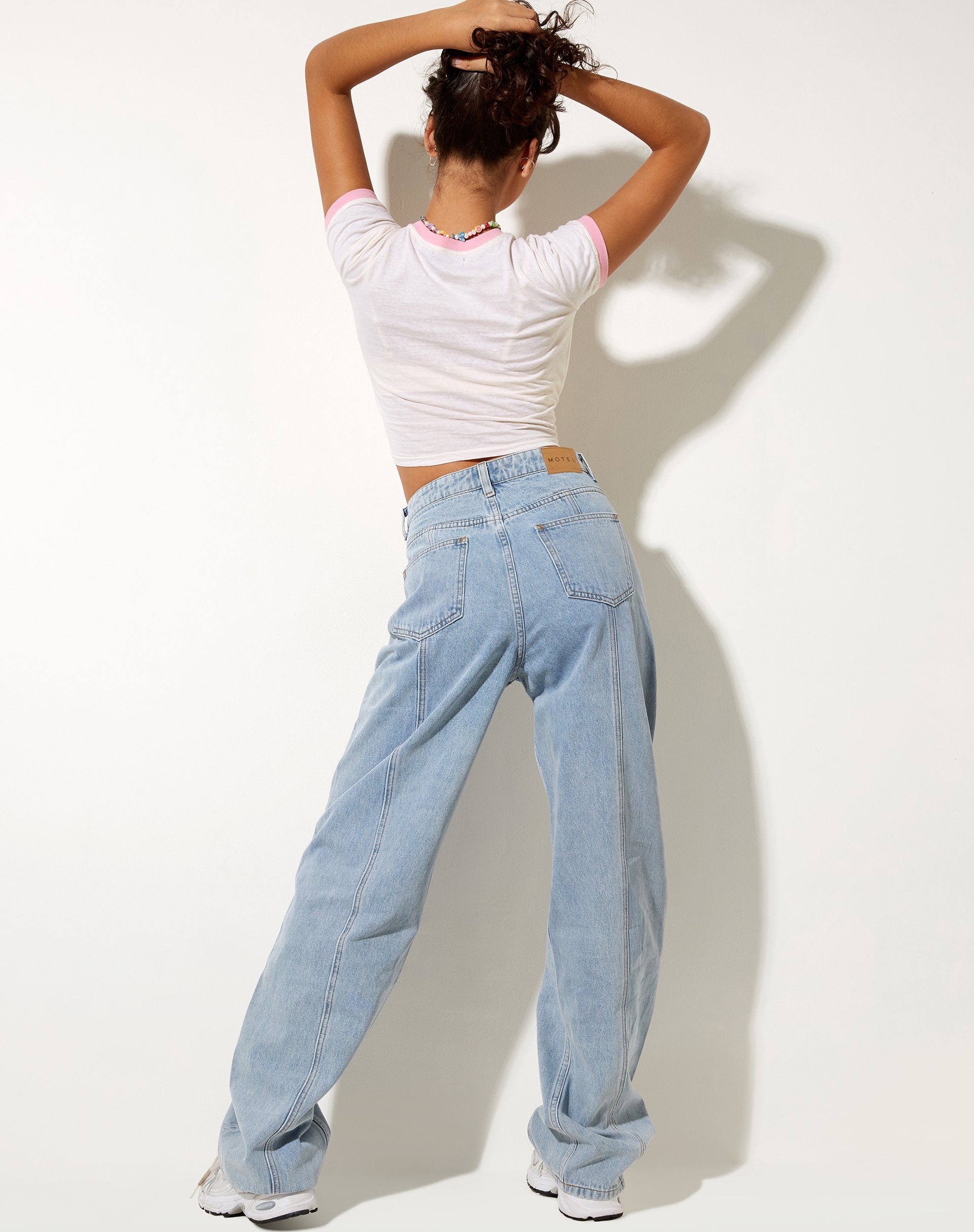 Image de Ringer Tee in Winter White Peony Bind Its Not Me Its You
