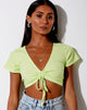 Image de Rivera Crop Top in Rib Lime