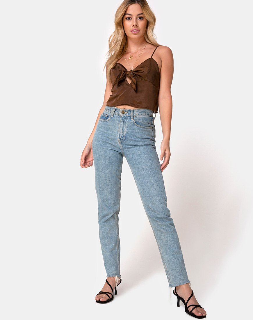 Image de Roce Top in Satin Chocolate