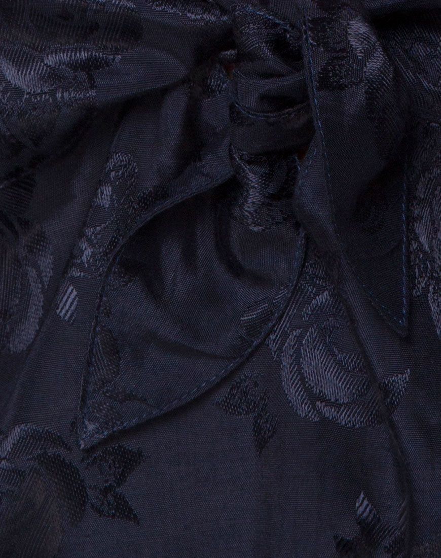 Image du corsage Rodice en satin rose Navy