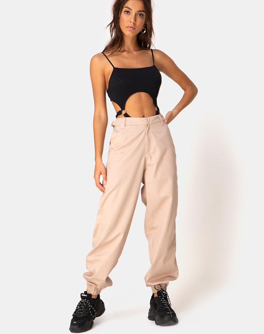 Pantalon cargo Jubie en Tan Drill