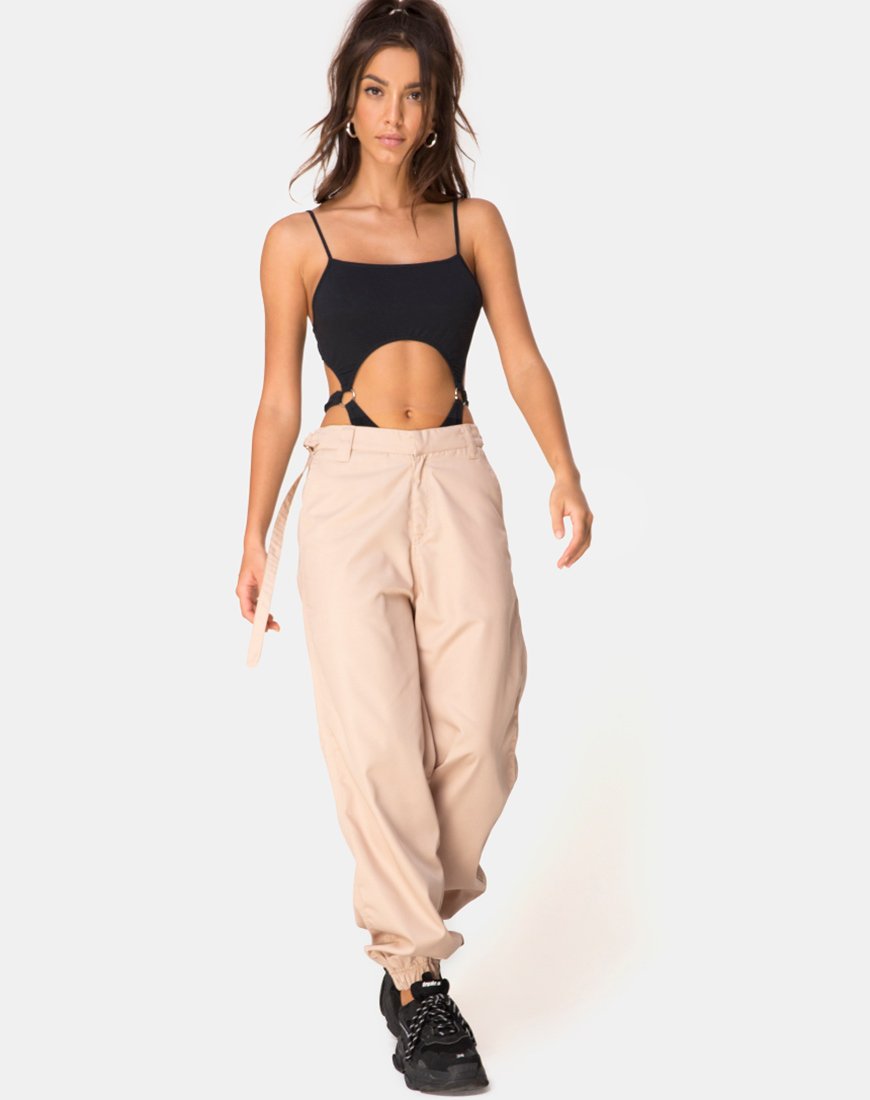 Image de Jubie Cargo Trouser in Tan Drill