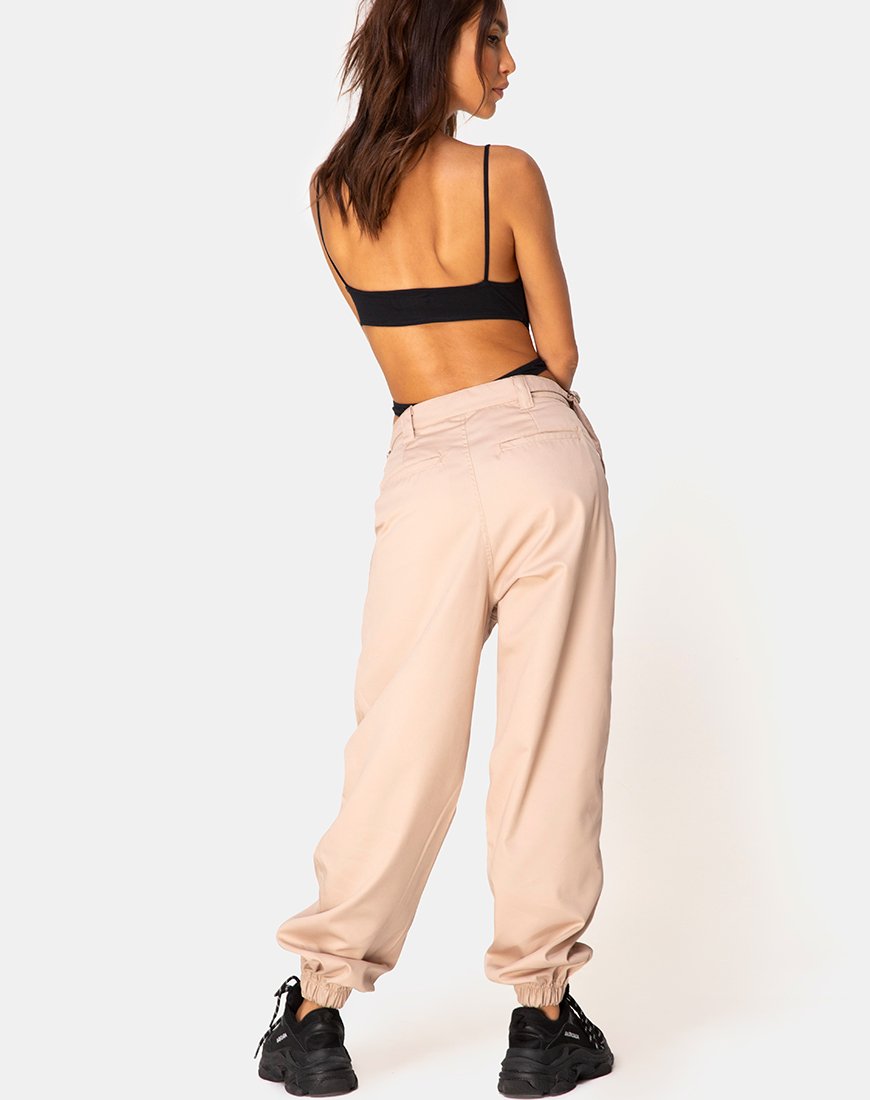 Image de Jubie Cargo Trouser in Tan Drill