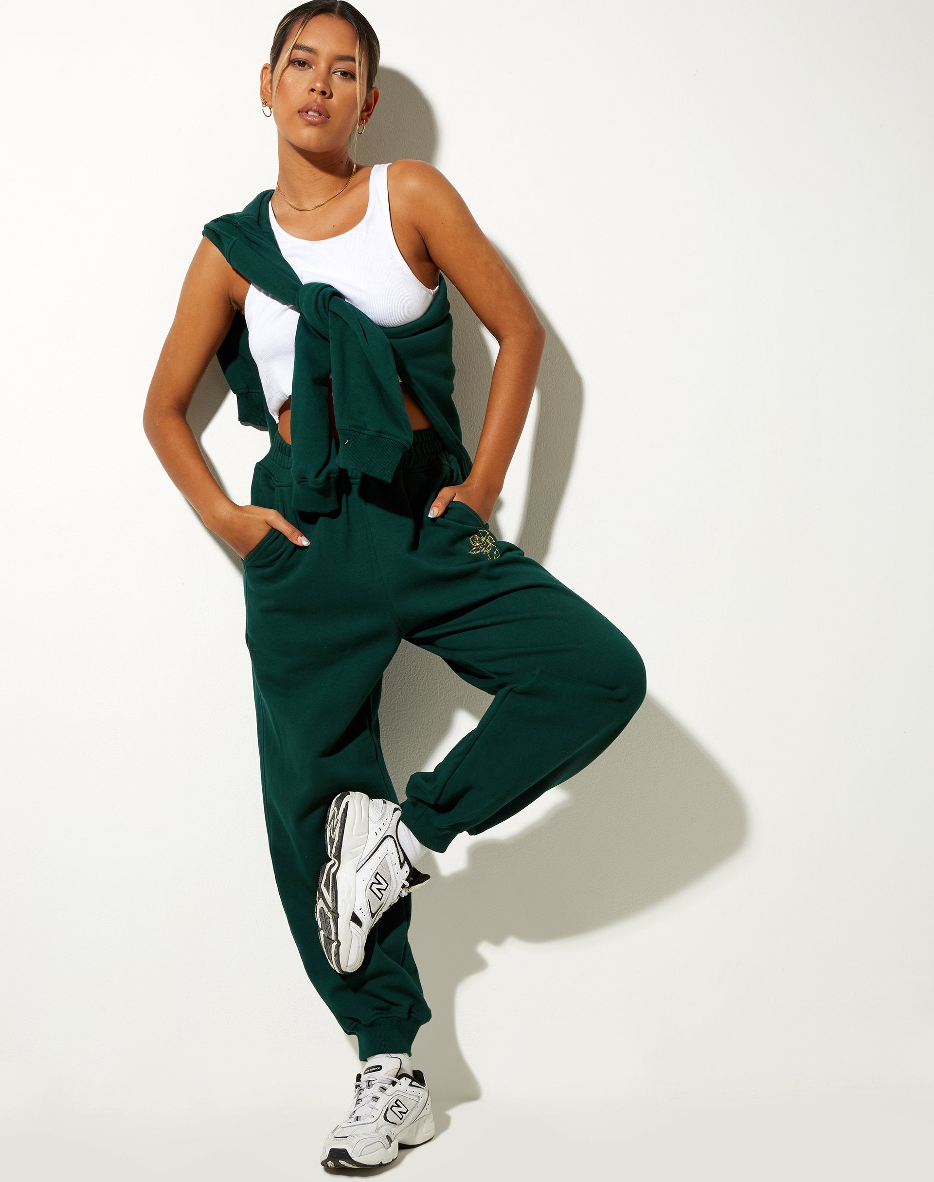 Image de Roider Jogger in Bottle Green Cupid Embro