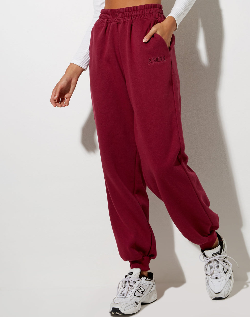 Roider Jogger en bourgogne 'Angel' Embro